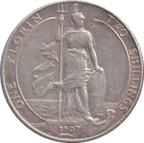 1907 FLORIN ( GVF ) - FLORIN - Cambridgeshire Coins