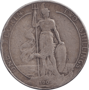 1907 FLORIN ( NF ) - FLORIN - Cambridgeshire Coins