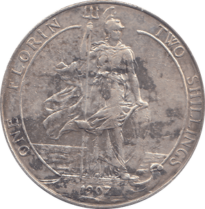 1907 FLORIN ( VF ) - FLORIN - Cambridgeshire Coins