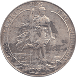1907 FLORIN ( VF ) - FLORIN - Cambridgeshire Coins