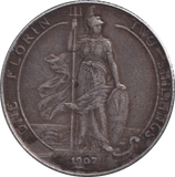 1907 FLORIN ( VF ) - FLORIN - Cambridgeshire Coins