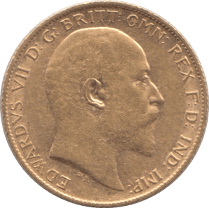 1907 GOLD HALF SOVEREIGN ( AUNC ) - HALF SOVEREIGN - Cambridgeshire Coins