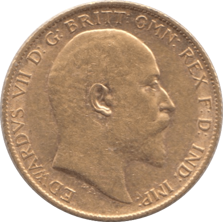 1907 GOLD HALF SOVEREIGN ( AUNC ) - HALF SOVEREIGN - Cambridgeshire Coins