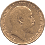 1907 GOLD HALF SOVEREIGN ( AUNC ) - HALF SOVEREIGN - Cambridgeshire Coins