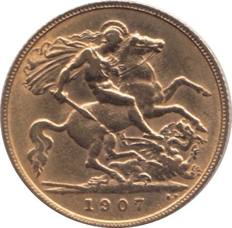 1907 GOLD HALF SOVEREIGN ( GVF ) - Half Sovereign - Cambridgeshire Coins