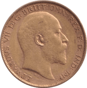 1907 GOLD HALF SOVEREIGN ( GVF ) - HALF SOVEREIGN - Cambridgeshire Coins