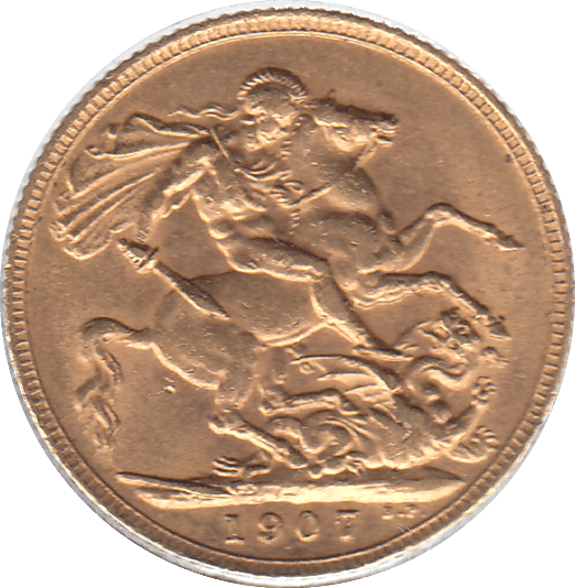 1907 GOLD SOVEREIGN ( AUNC ) - Sovereign - Cambridgeshire Coins