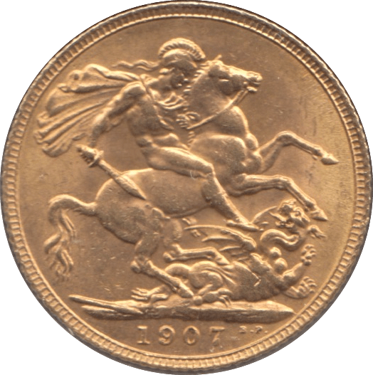 1907 GOLD SOVEREIGN ( AUNC ) - SOVEREIGN - Cambridgeshire Coins