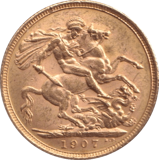 1907 GOLD SOVEREIGN ( AUNC ) - SOVEREIGN - Cambridgeshire Coins
