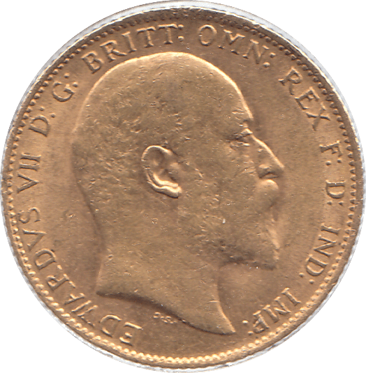 1907 GOLD SOVEREIGN ( AUNC ) - Sovereign - Cambridgeshire Coins