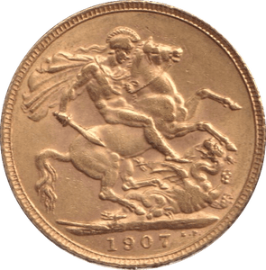 1907 GOLD SOVEREIGN ( EF ) - SOVEREIGN - Cambridgeshire Coins