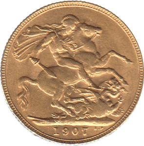 1907 GOLD SOVEREIGN ( EF ) - Sovereign - Cambridgeshire Coins