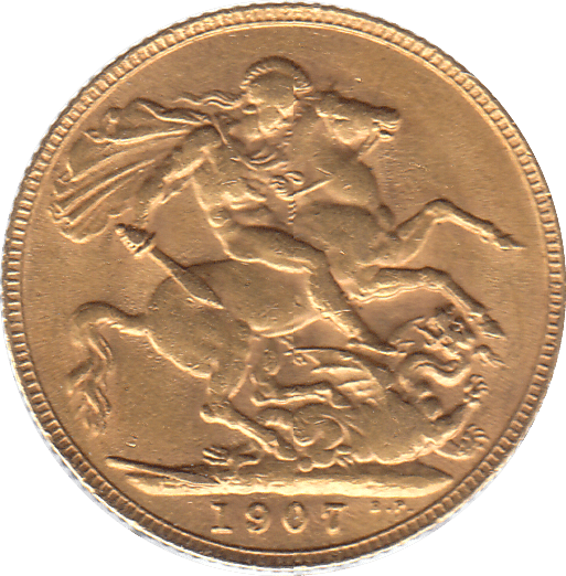 1907 GOLD SOVEREIGN ( EF ) - Sovereign - Cambridgeshire Coins