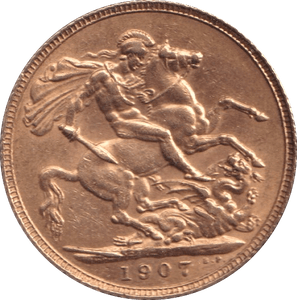 1907 GOLD SOVEREIGN ( EF ) - SOVEREIGN - Cambridgeshire Coins