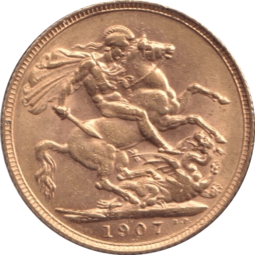 1907 GOLD SOVEREIGN ( EF ) - SOVEREIGN - Cambridgeshire Coins