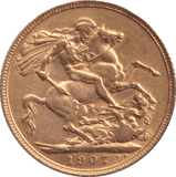 1907 GOLD SOVEREIGN ( EF ) - SOVEREIGN - Cambridgeshire Coins