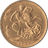 1907 GOLD SOVEREIGN ( GVF ) - SOVEREIGN - Cambridgeshire Coins