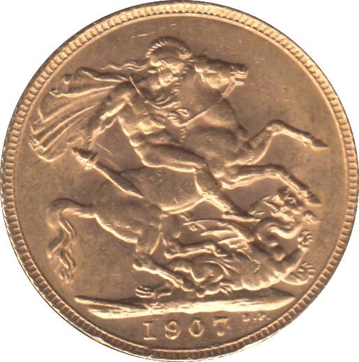 1907 GOLD SOVEREIGN ( UNC ) - SOVEREIGN - Cambridgeshire Coins
