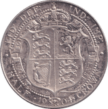 1907 HALFCROWN ( EF ) - HALFCROWN - Cambridgeshire Coins