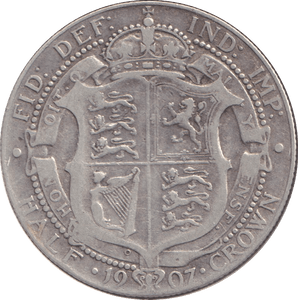 1907 HALFCROWN ( FINE ) - FLORIN - Cambridgeshire Coins