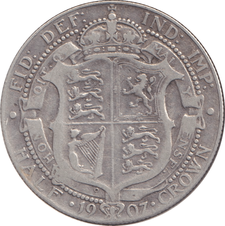 1907 HALFCROWN ( FINE ) - FLORIN - Cambridgeshire Coins