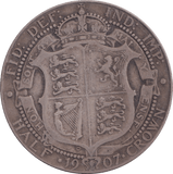 1907 HALFCROWN ( FINE ) - HALFCROWN - Cambridgeshire Coins