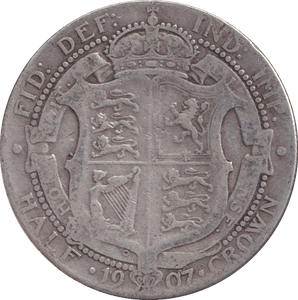 1907 HALFCROWN ( FINE ) - WORLD COINS - Cambridgeshire Coins