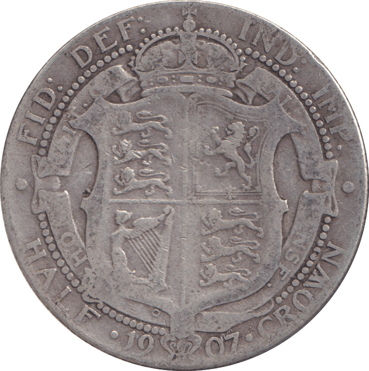 1907 HALFCROWN ( FINE ) - WORLD COINS - Cambridgeshire Coins