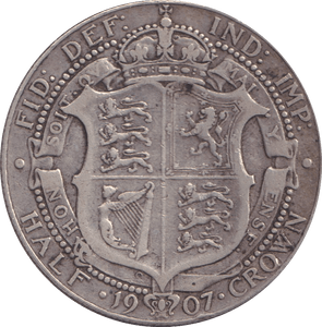 1907 HALFCROWN ( FINE ) - WORLD COINS - Cambridgeshire Coins