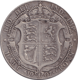 1907 HALFCROWN ( FINE ) - WORLD COINS - Cambridgeshire Coins