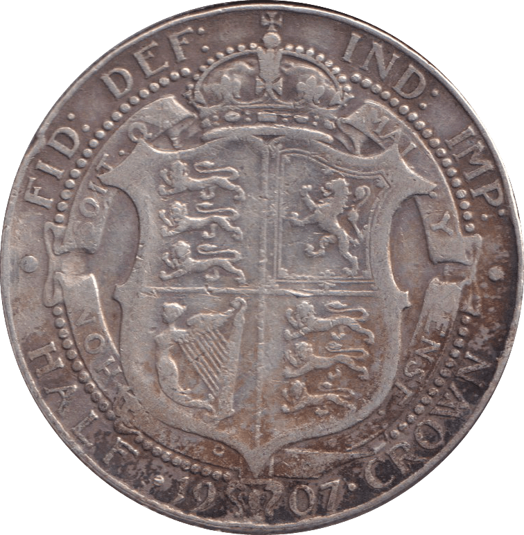 1907 HALFCROWN ( GF ) - HALFCROWN - Cambridgeshire Coins