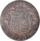 1907 HALFCROWN ( GF ) - HALFCROWN - Cambridgeshire Coins