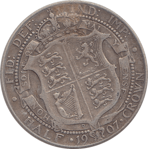 1907 HALFCROWN ( GF ) - HALFCROWN - Cambridgeshire Coins