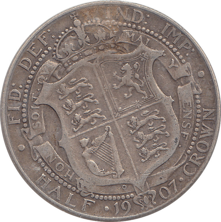1907 HALFCROWN ( GF ) - HALFCROWN - Cambridgeshire Coins