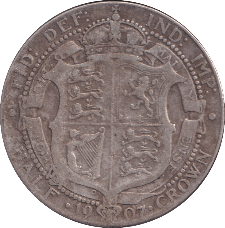 1907 HALFCROWN ( GF ) - HALFCROWN - Cambridgeshire Coins