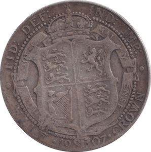 1907 HALFCROWN ( GF ) - HALFCROWN - Cambridgeshire Coins