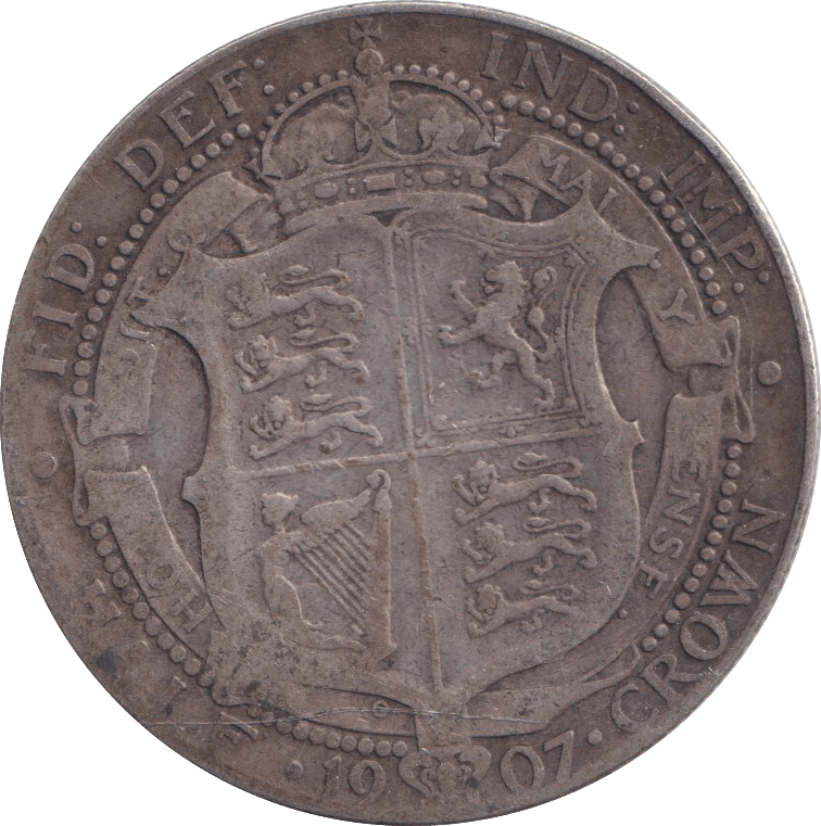 1907 HALFCROWN ( GF ) - HALFCROWN - Cambridgeshire Coins