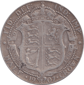 1907 HALFCROWN ( GF ) - HALFCROWN - Cambridgeshire Coins