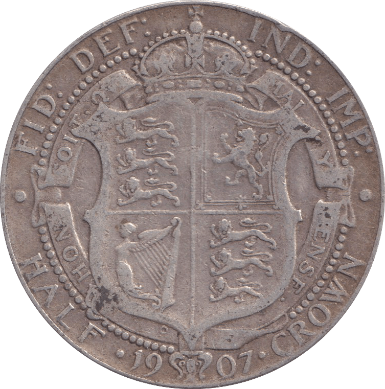 1907 HALFCROWN ( GF ) - HALFCROWN - Cambridgeshire Coins