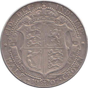 1907 HALFCROWN ( GF ) - HALFCROWN - Cambridgeshire Coins