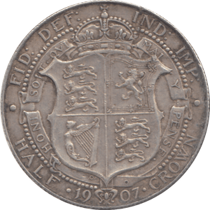 1907 HALFCROWN ( GVF ) - HALFCROWN - Cambridgeshire Coins