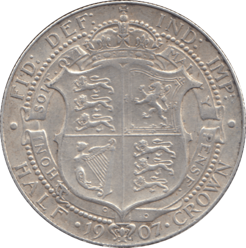 1907 HALFCROWN ( GVF ) - WORLD COINS - Cambridgeshire Coins
