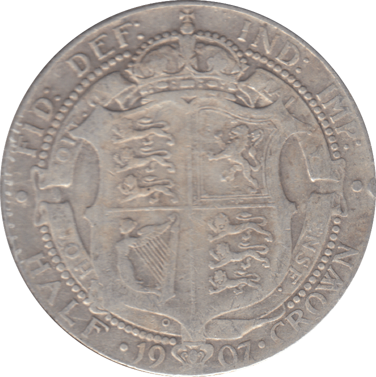1907 HALFCROWN ( NF ) - HALFCROWN - Cambridgeshire Coins