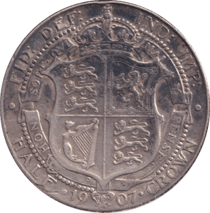 1907 HALFCROWN ( VF ) - HALFCROWN - Cambridgeshire Coins