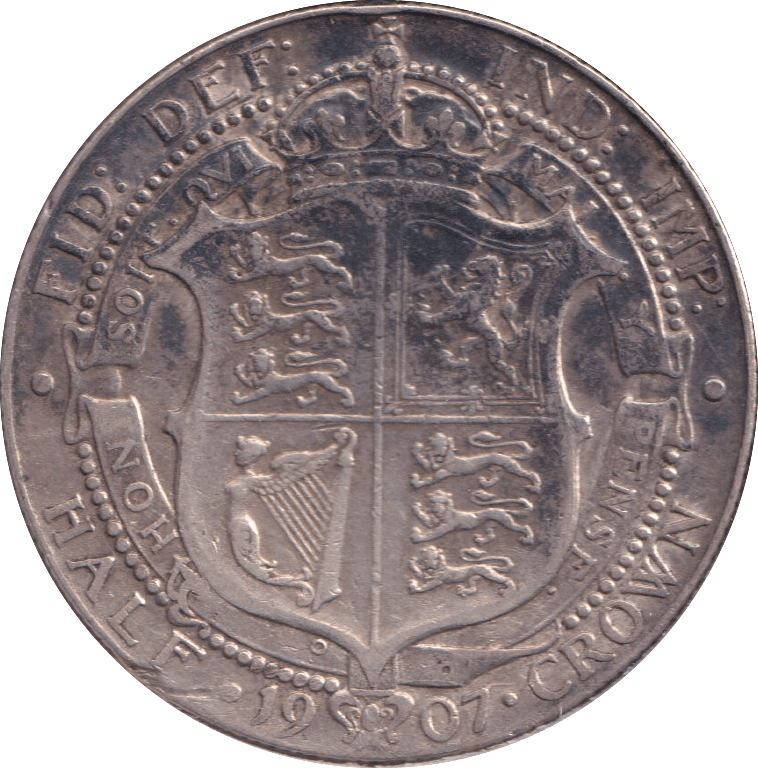 1907 HALFCROWN ( VF ) - HALFCROWN - Cambridgeshire Coins