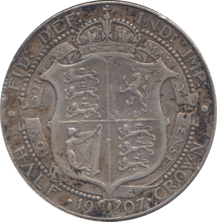 1907 HALFCROWN ( VF ) - HALFCROWN - Cambridgeshire Coins