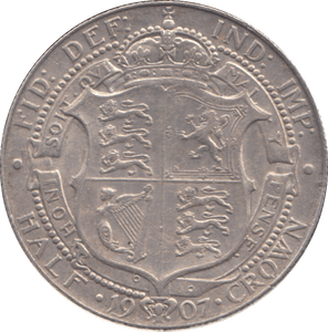 1907 HALFCROWN ( VF ) - HALFCROWN - Cambridgeshire Coins