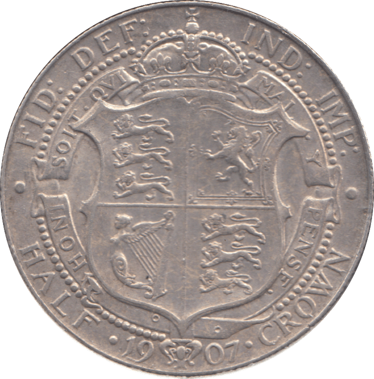 1907 HALFCROWN ( VF ) - HALFCROWN - Cambridgeshire Coins