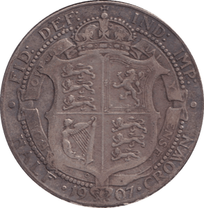 1907 HALFCROWN ( VF ) - HALFCROWN - Cambridgeshire Coins