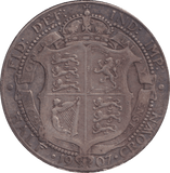 1907 HALFCROWN ( VF ) - HALFCROWN - Cambridgeshire Coins